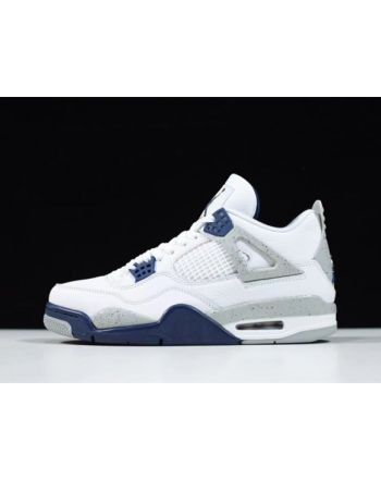 Jordan 4 RetroWhite Midnight Navy DH6927-140