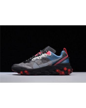 Nike React Element 87 Blue Chill Solar Red AQ1090-006